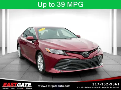 Red 2020 Toyota Camry LE for sale in Indianapolis, IN