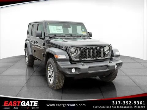 Black 2026 Jeep Wrangler Sport S for sale in Indianapolis, IN