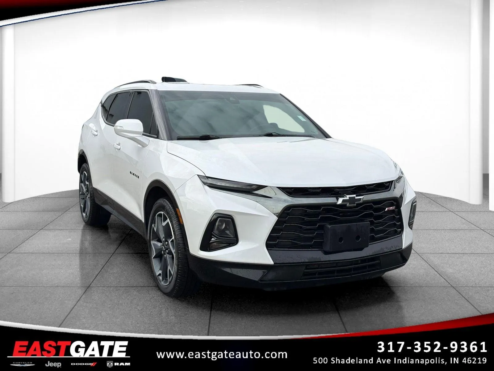 White 2021 Chevrolet Blazer RS for sale in Indianapolis, IN
