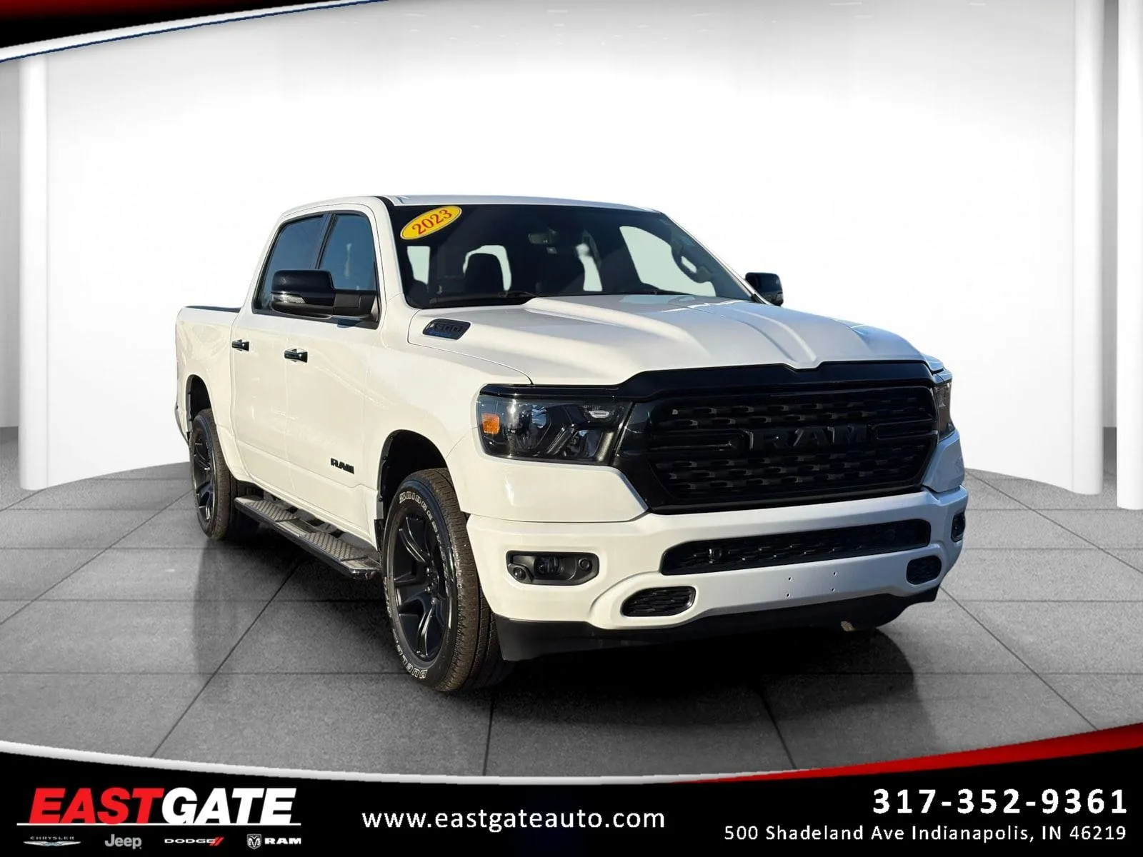 White 2023 Ram 1500 Big Horn for sale in Indianapolis, IN