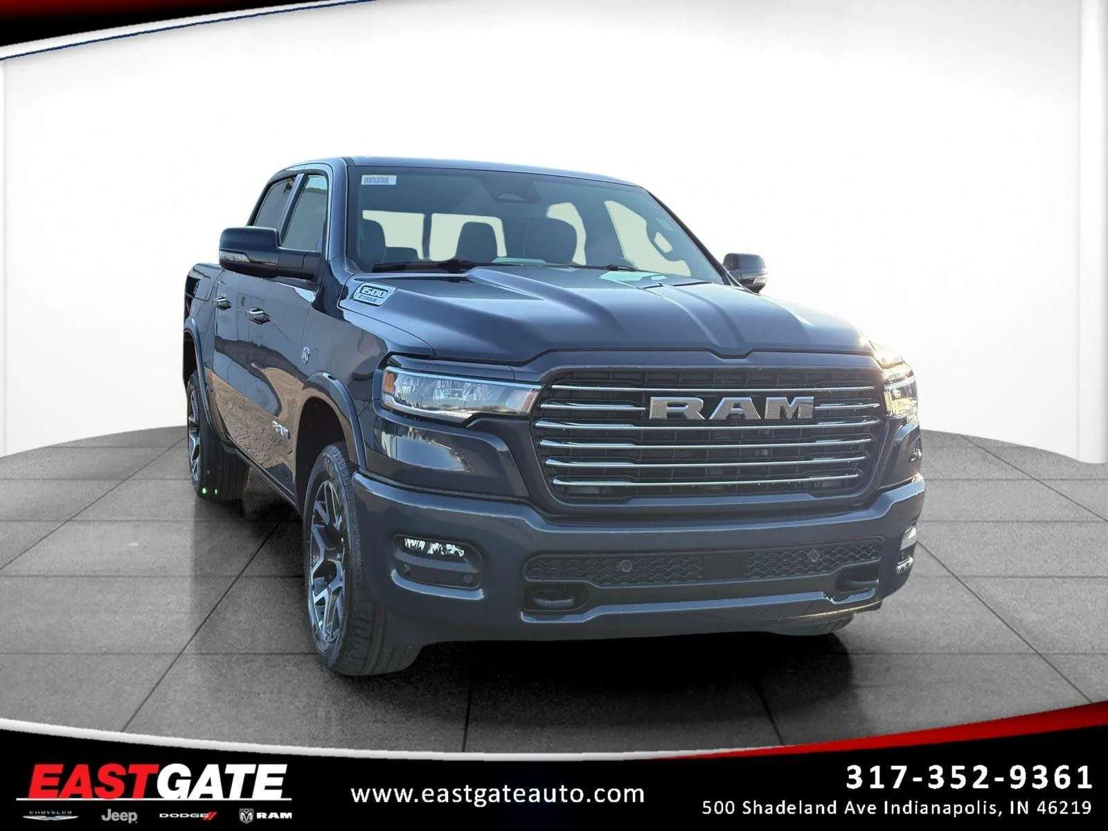 Blue 2026 Ram 1500 Laramie for sale in Indianapolis, IN