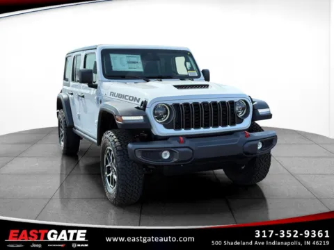 White 2026 Jeep Wrangler Rubicon for sale in Indianapolis, IN