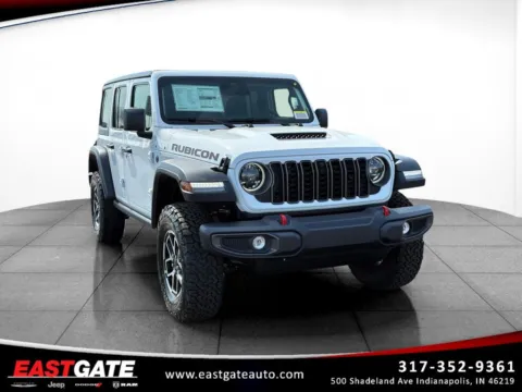 White 2026 Jeep Wrangler Rubicon for sale in Indianapolis, IN