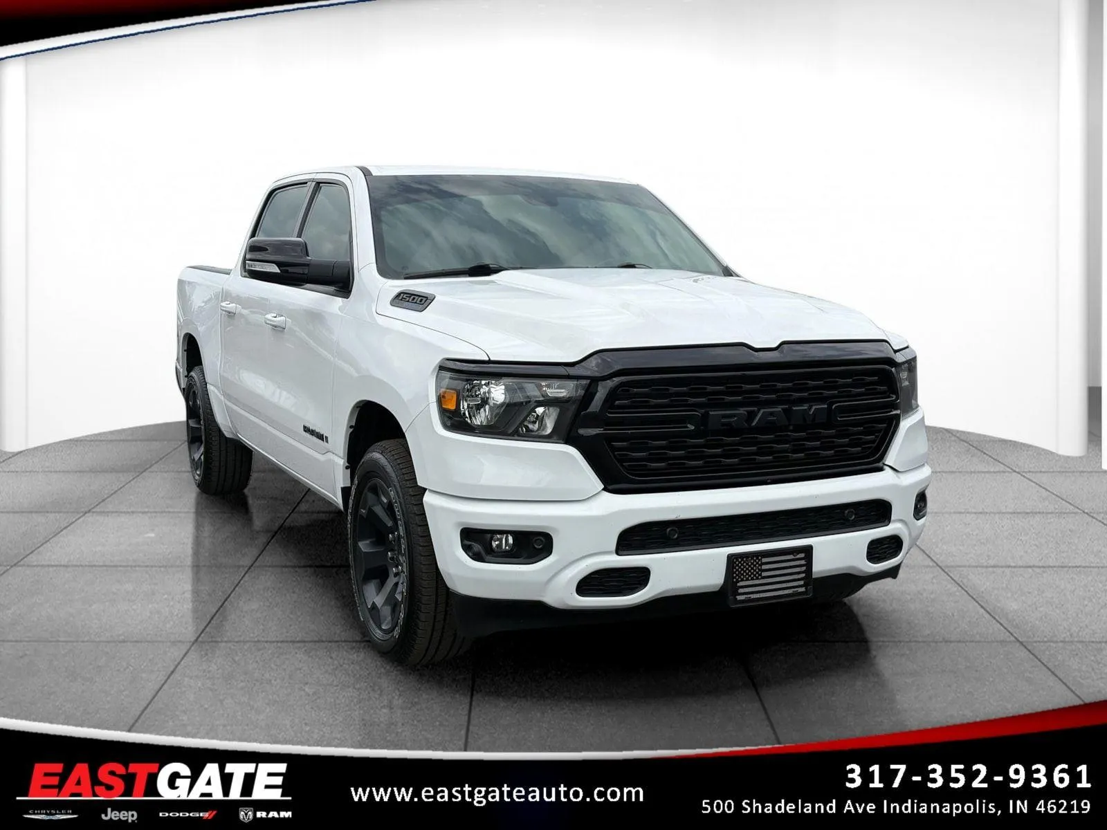 White 2022 Ram 1500 Big Horn for sale in Indianapolis, IN