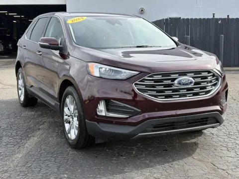 Red 2024 Ford Edge Titanium for sale in Indianapolis, IN