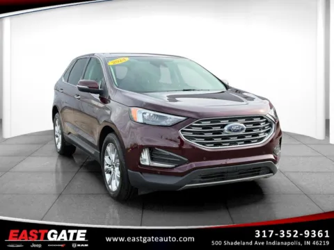 Red 2024 Ford Edge Titanium for sale in Indianapolis, IN