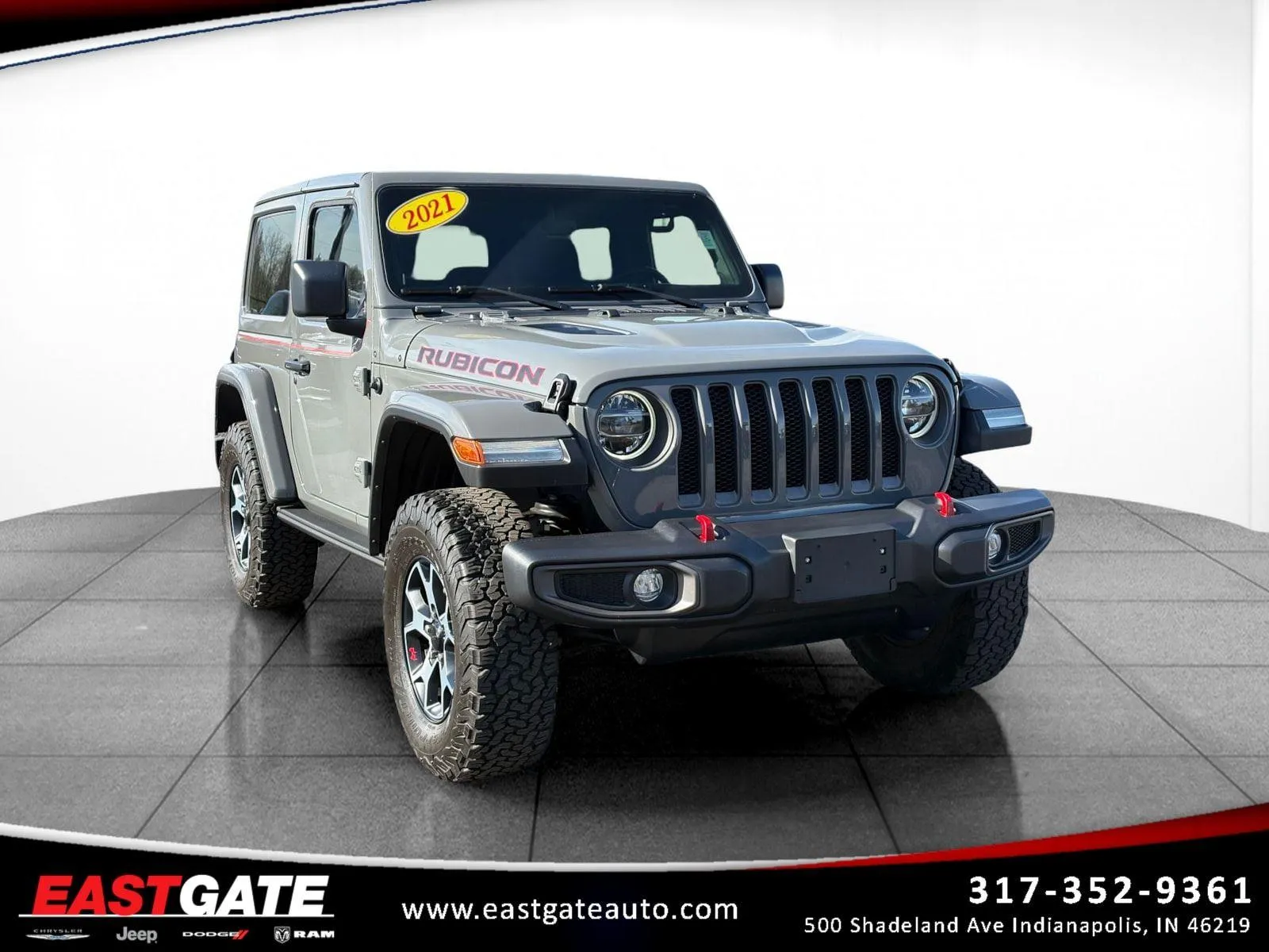 Gray 2021 Jeep Wrangler Rubicon for sale in Indianapolis, IN