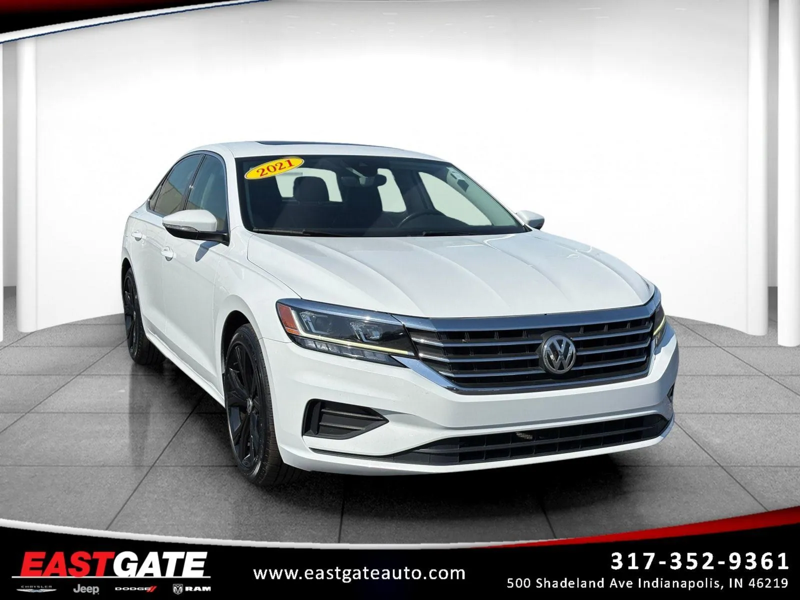 White 2021 Volkswagen Passat 2.0T SE for sale in Indianapolis, IN