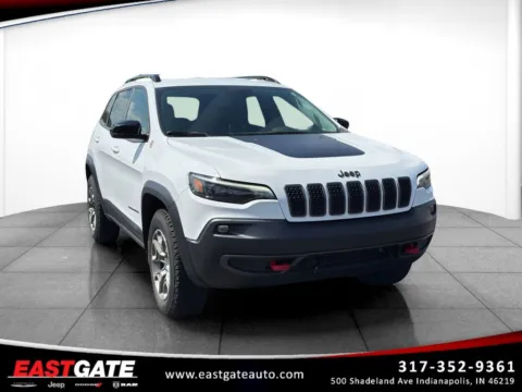 White 2022 Jeep Cherokee Trailhawk for sale in Indianapolis, IN