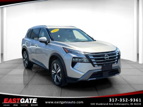 Silver 2024 Nissan Rogue SL for sale in Indianapolis, IN
