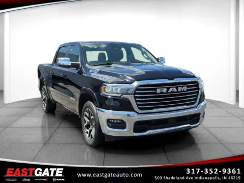 Black 2025 Ram 1500 Laramie for sale in Indianapolis, IN