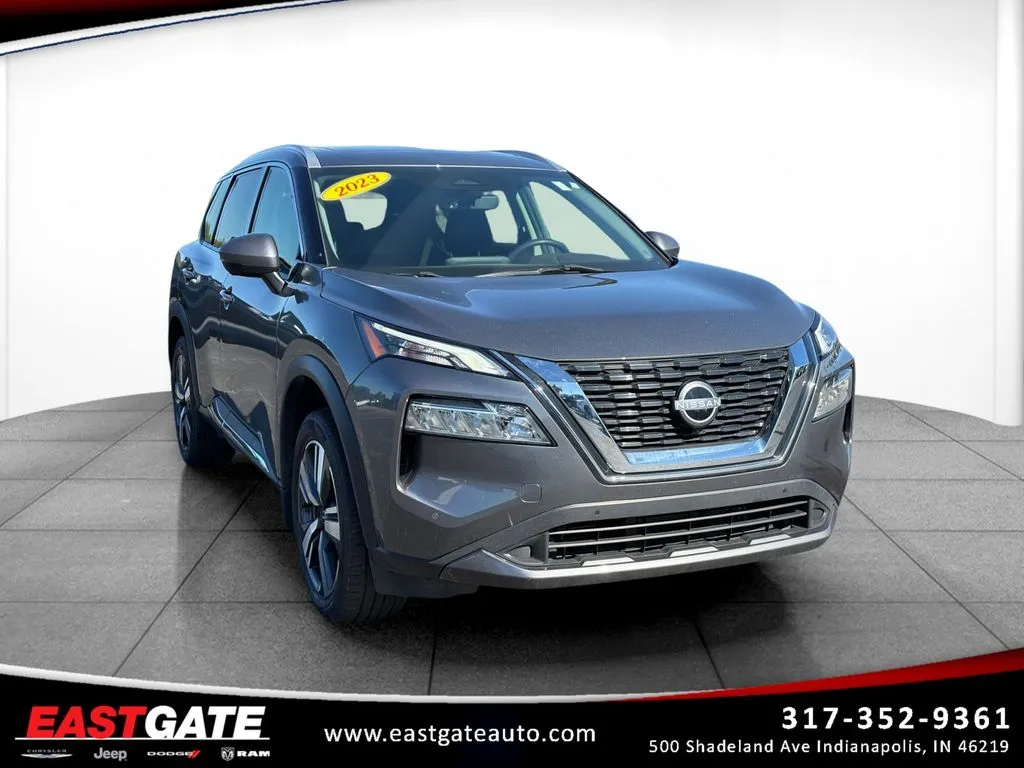 Gray 2023 Nissan Rogue SL for sale in Indianapolis, IN