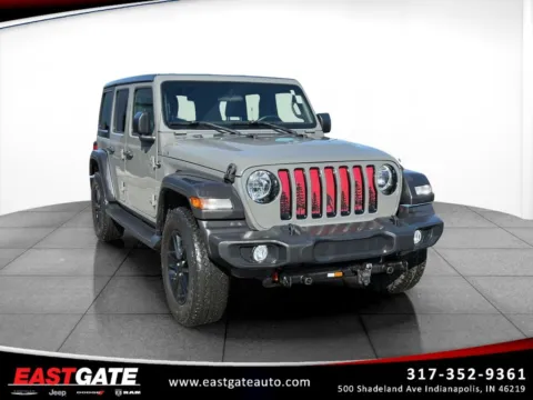 Gray 2021 Jeep Wrangler Unlimited Sport Altitude for sale in Indianapolis, IN