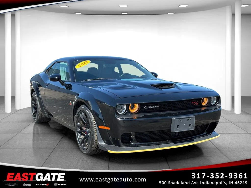 Black 2021 Dodge Challenger R/T Scat Pack Widebody for sale in Indianapolis, IN