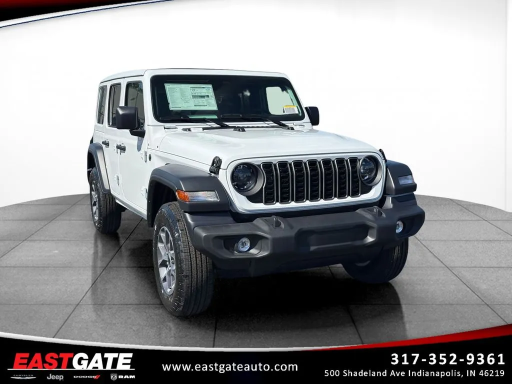 White 2026 Jeep Wrangler Sport S for sale in Indianapolis, IN