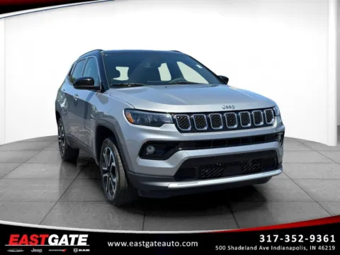 Silver 2023 Jeep Compass Limited for sale in Indianapolis, IN