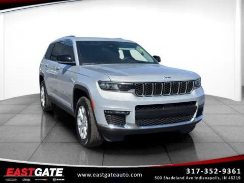 Silver 2023 Jeep Grand Cherokee L Limited for sale in Indianapolis, IN