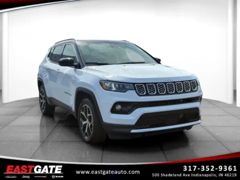 White 2024 Jeep Compass Limited for sale in Indianapolis, IN