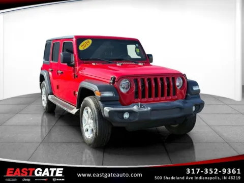 Red 2019 Jeep Wrangler Unlimited Sport S for sale in Indianapolis, IN