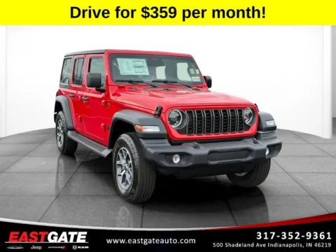 Red 2026 Jeep Wrangler Sport S for sale in Indianapolis, IN