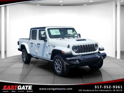 White 2026 Jeep Gladiator Sport S for sale in Indianapolis, IN