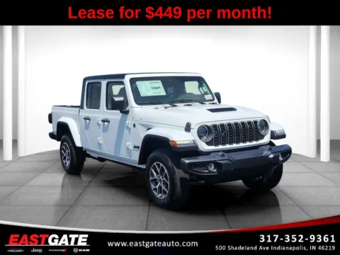 White 2026 Jeep Gladiator Sport S for sale in Indianapolis, IN