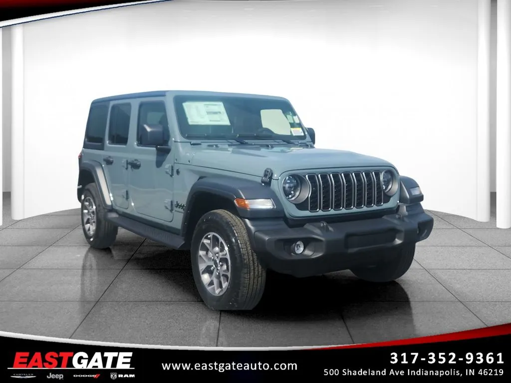 Blue 2026 Jeep Wrangler Sport S for sale in Indianapolis, IN