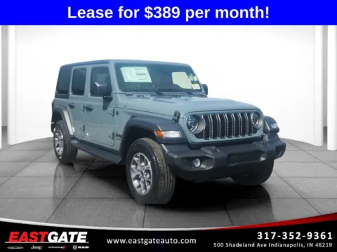 Blue 2026 Jeep Wrangler Sport S for sale in Indianapolis, IN