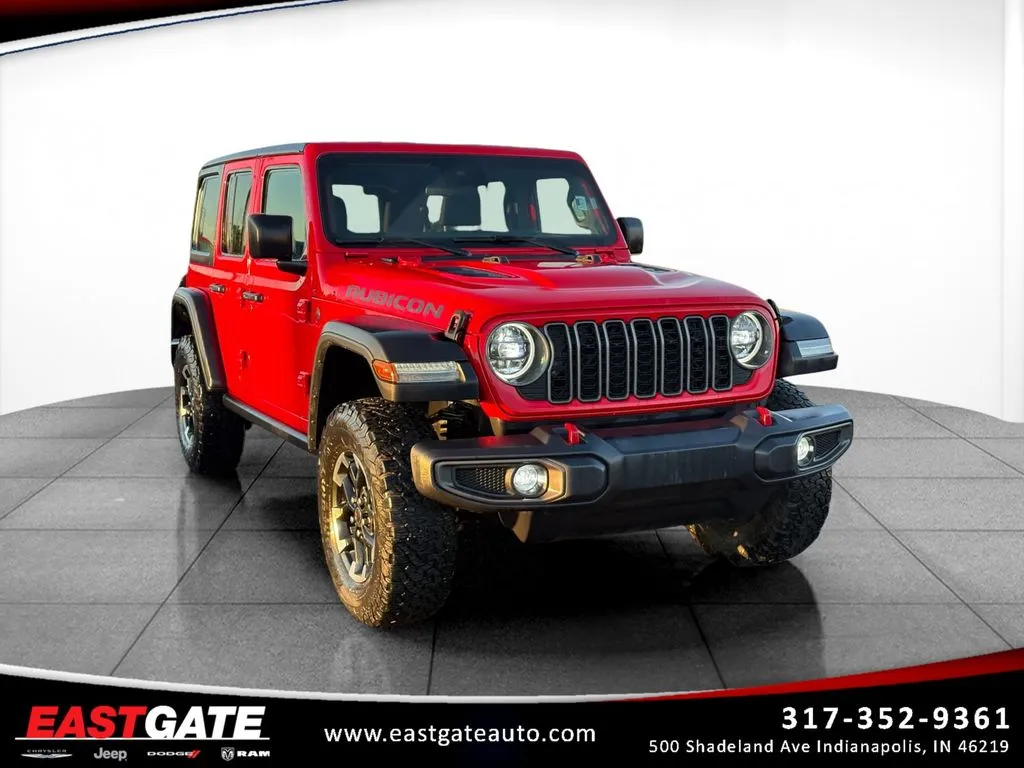 Red 2025 Jeep Wrangler Rubicon for sale in Indianapolis, IN