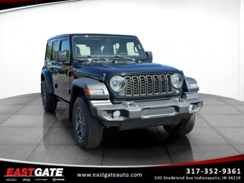 Black 2025 Jeep Wrangler Sport S for sale in Indianapolis, IN