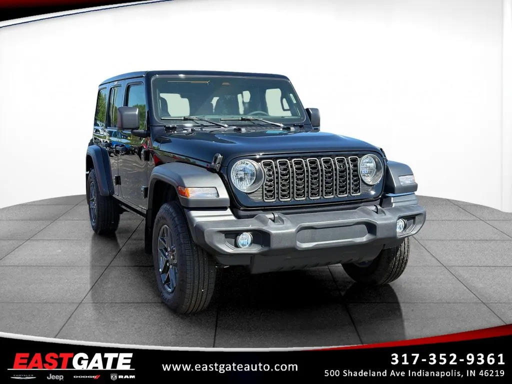 Black 2025 Jeep Wrangler Sport S for sale in Indianapolis, IN