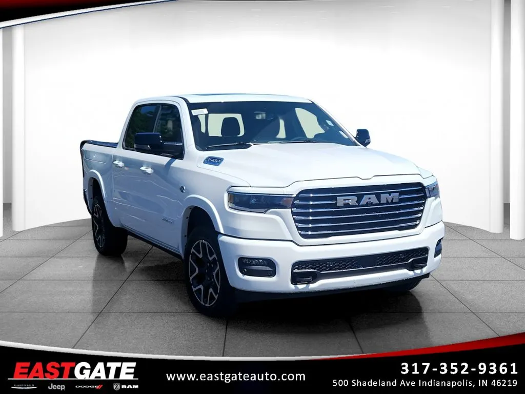 White 2026 Ram 1500 Laramie for sale in Indianapolis, IN