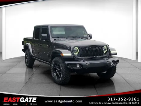 Gray 2026 Jeep Gladiator Willys for sale in Indianapolis, IN