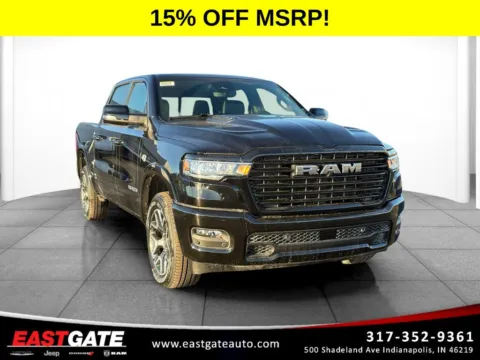 Black 2026 Ram 1500 Laramie for sale in Indianapolis, IN
