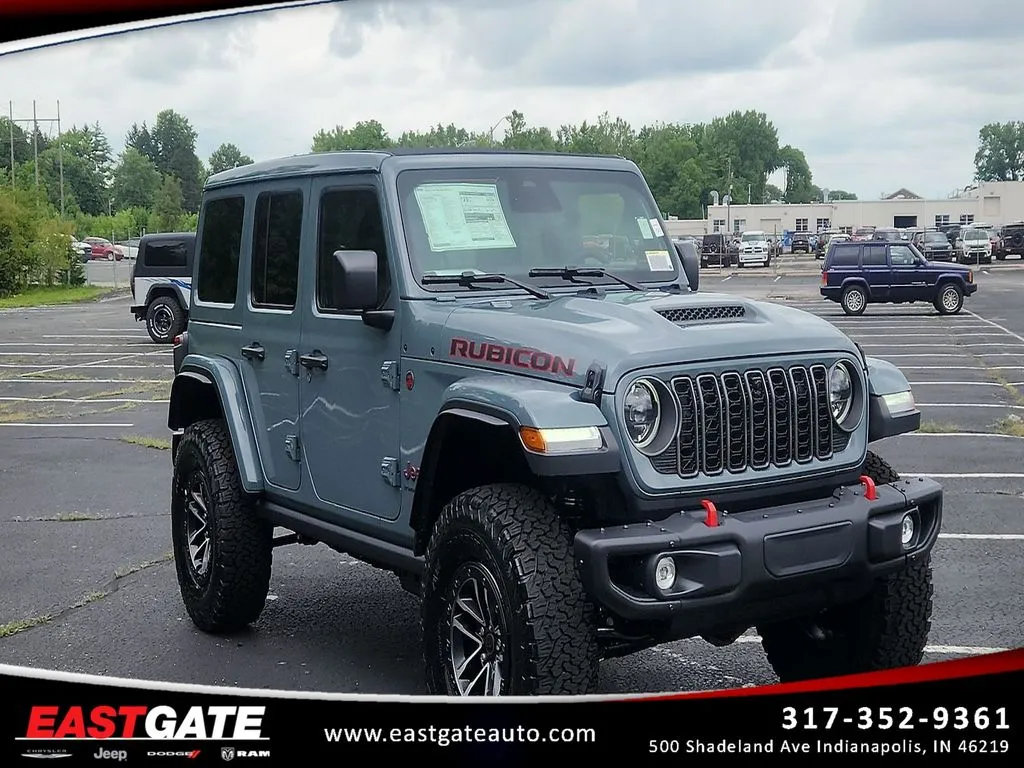 Blue 2026 Jeep Wrangler Rubicon X for sale in Indianapolis, IN