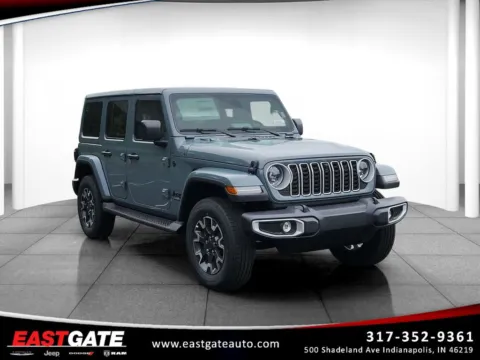 Blue 2026 Jeep Wrangler Sahara for sale in Indianapolis, IN