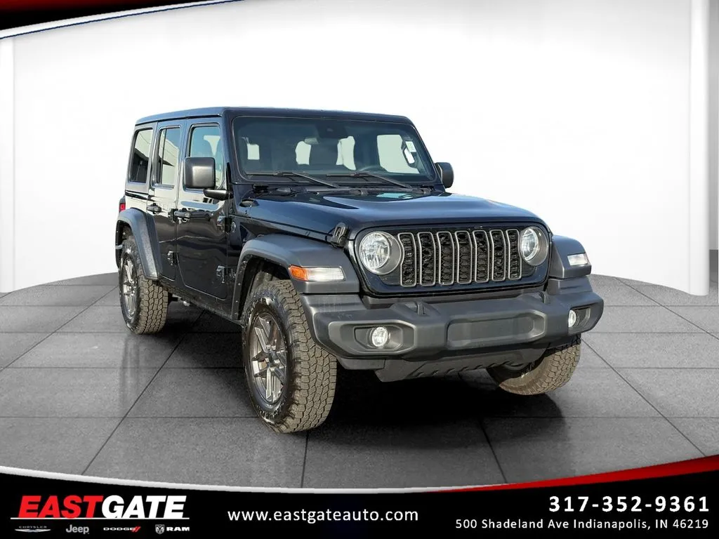 Black 2024 Jeep Wrangler Sport S for sale in Indianapolis, IN