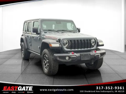 Gray 2024 Jeep Wrangler Rubicon for sale in Indianapolis, IN