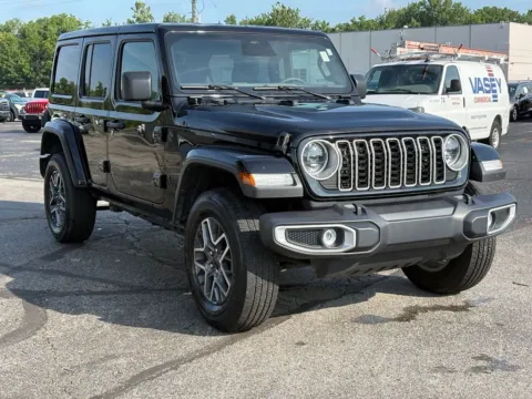 Red 2025 Jeep Wrangler Sahara for sale in Indianapolis, IN