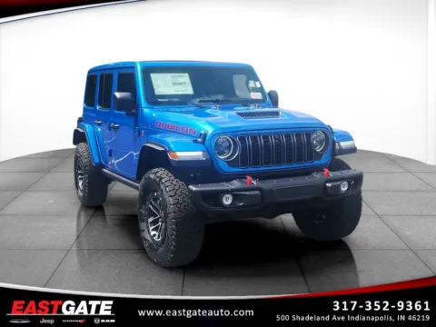 Blue 2026 Jeep Wrangler Rubicon X for sale in Indianapolis, IN