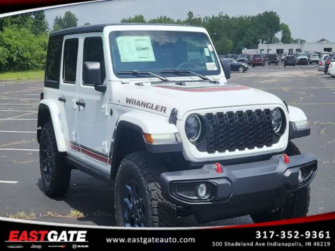 White 2026 Jeep Wrangler Willys for sale in Indianapolis, IN