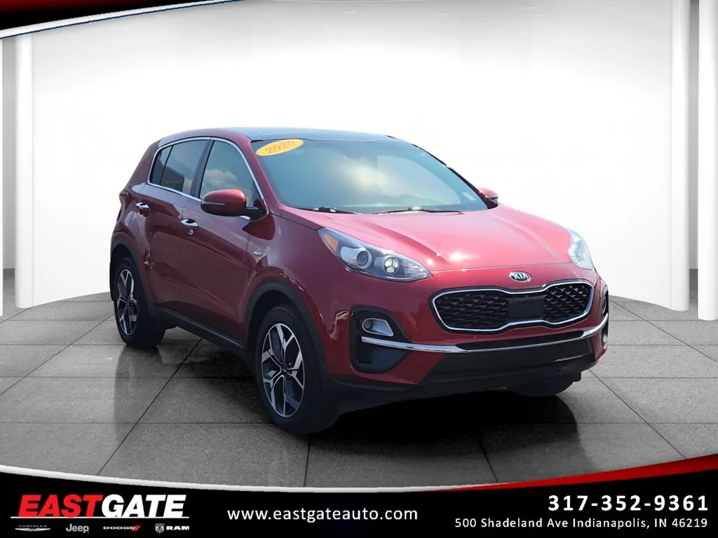 Red 2020 Kia Sportage EX for sale in Indianapolis, IN