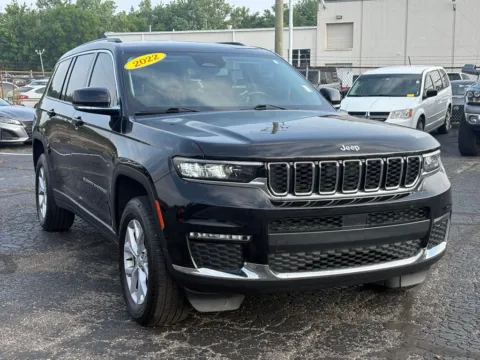 Black 2022 Jeep Grand Cherokee L Limited for sale in Indianapolis, IN