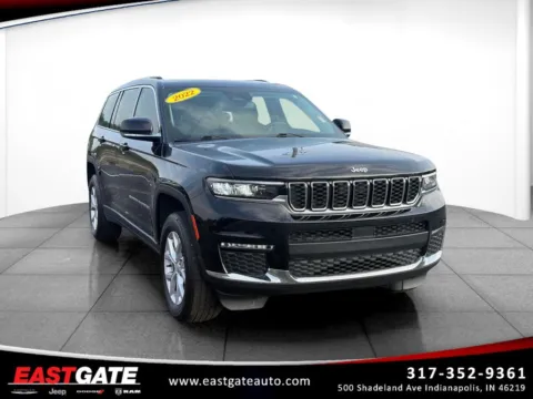 Black 2022 Jeep Grand Cherokee L Limited for sale in Indianapolis, IN