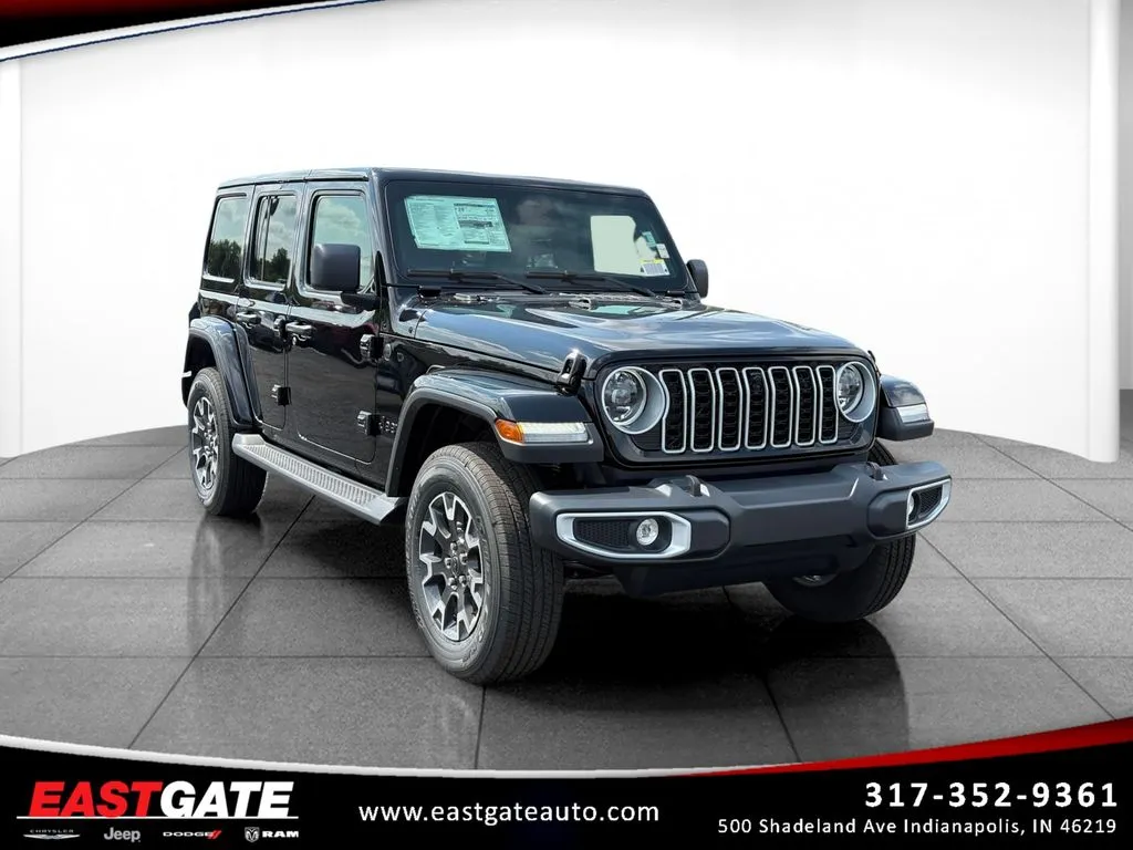 Black 2026 Jeep Wrangler Sahara for sale in Indianapolis, IN