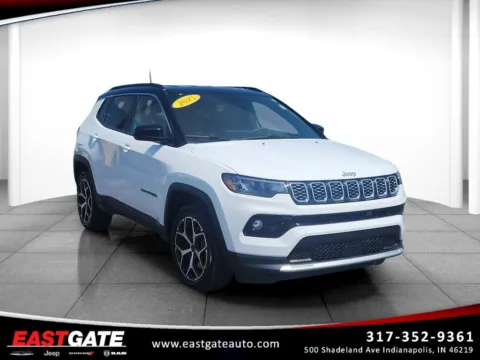 White 2025 Jeep Compass Limited for sale in Indianapolis, IN