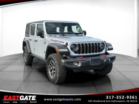 Silver 2024 Jeep Wrangler Rubicon for sale in Indianapolis, IN