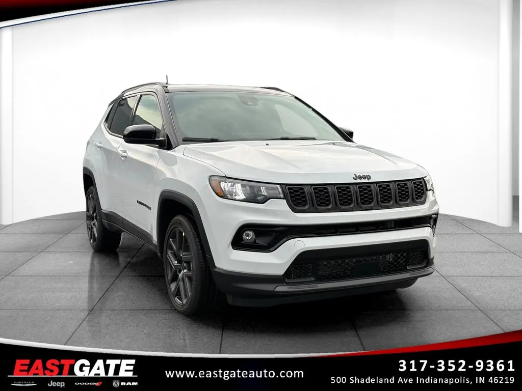 White 2026 Jeep Compass Limited for sale in Indianapolis, IN