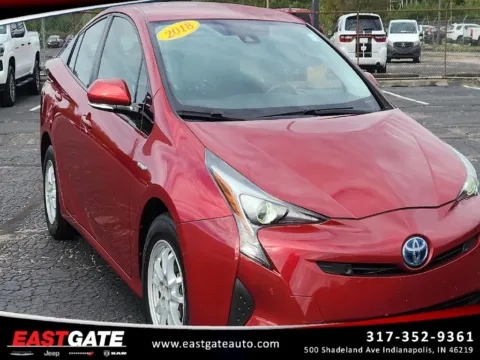 Red 2018 Toyota Prius Three for sale in Indianapolis, IN