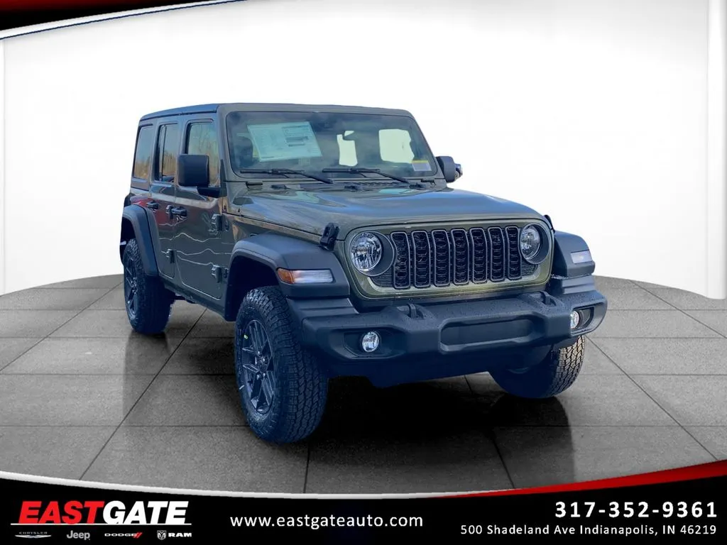 Green 2025 Jeep Wrangler Sport S for sale in Indianapolis, IN